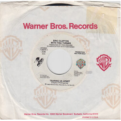 Eric Clapton / Tina Turner Tearing Us Apart USED VINYL 7INCH 45 RPM SINGLE PROMO