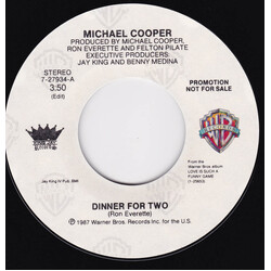 Michael Cooper Dinner For Two USED VINYL 7INCH 45 RPM SINGLE PROMO STEREO