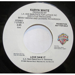 Karyn White Love Saw It USED VINYL 7INCH 45 RPM PROMO