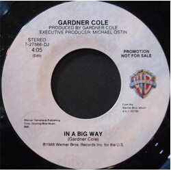 Gardner Cole In A Big Way USED VINYL 7INCH PROMO