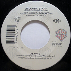 Atlantic Starr Always / All In The Name Of Love USED VINYL 7INCH 45 RPM