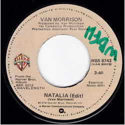 Van Morrison Natalia USED VINYL 7INCH 45 RPM SINGLE