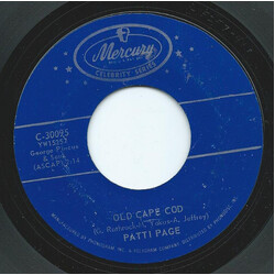 Patti Page Old Cape Cod USED VINYL 7INCH 45 RPM SINGLE REISSUE
