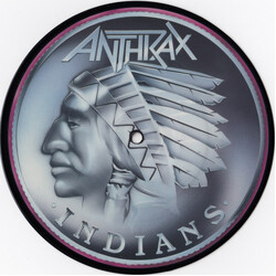 Anthrax Indians USED VINYL 7INCH SINGLE LIMITED EDITION PICTURE DISC