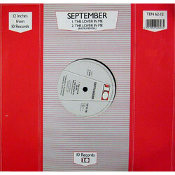 September (2) The Lover In Me (Extended Version) USED VINYL 12INCH 45 RPM