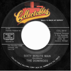 The Dominoes Sixty Minute Man / Have Mercy Baby USED VINYL 7INCH 45 RPM REISSUE