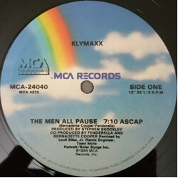 Klymaxx The Men All Pause / Meeting In The Ladies Room USED VINYL 12INCH SINGLE 33 S RPM