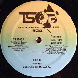 Master Jay / Michael Dee T.S.O.B. USED VINYL 12INCH 33 S RPM STEREO