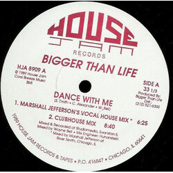 Bigger Than Life Dance With Me USED VINYL 12INCH 33 S RPM