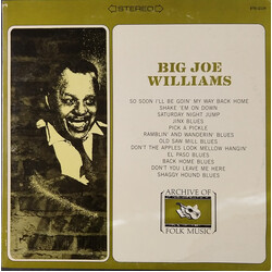 Big Joe Williams Big Joe Williams Vinyl LP USED