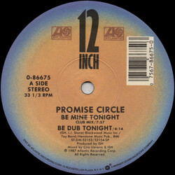 Promise Circle Be Mine Tonight USED VINYL 12INCH 33 S RPM