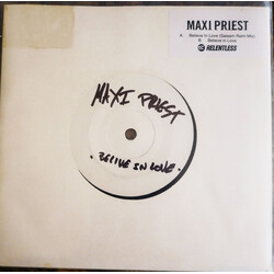 Maxi Priest Believe In Love USED VINYL 7INCH SINGLE PROMO WHITE LABEL