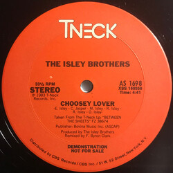 The Isley Brothers Choosey Lover USED VINYL 12INCH 33 S RPM PROMO STEREO