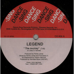 Legend (5) The Journey USED VINYL 12INCH 33 S RPM