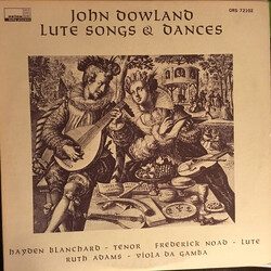 Hayden Blanchard & Frederick Noad John Dowland - Lute Songs & Dances Vinyl LP USED