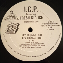 Ice Cold Productions / Fresh Kid Ice Hey Ho USED VINYL 12INCH 33 S RPM PROMO