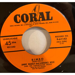 Jimmy Wakely / Lawrence Welk And His Champagne Music Bimbo / Aint She Sweet USED VINYL 7INCH 45 RPM SINGLE