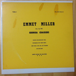 Emmett Miller & His Georgia Crackers Emmet Miller Acc. By His Georgia Crackers Vinyl LP USED