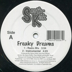 South Kak Freaky Dreams USED VINYL 12INCH SINGLE