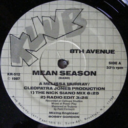8th Avenue (3) Mean Season USED VINYL 12INCH 33 S RPM