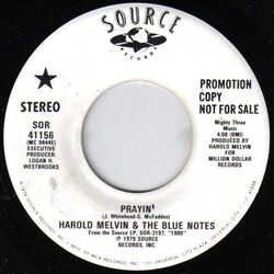 Harold Melvin And The Blue Notes Prayin' USED VINYL 7INCH PROMO