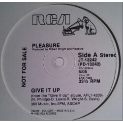 Pleasure (4) Give It Up USED VINYL 12INCH 33 S RPM PROMO STEREO MONO