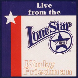 Kinky Friedman Live From The Lone Star Cafe Vinyl LP USED