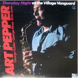 Art Pepper Thursday Night At The Village Vanguard Vinyl LP USED