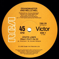 Grandmaster Flash & Melle Mel White Lines (Don't Don't Do It) USED VINYL 12INCH SINGLE 45 RPM