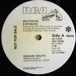 Southern Exposure Headin' South USED VINYL 12INCH 33 S RPM PROMO
