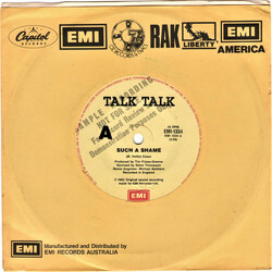 Talk Talk Such A Shame USED VINYL 7INCH 45 RPM SINGLE PROMO