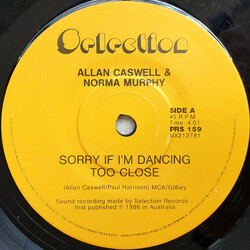 Allan Caswell / Norma Murphy Sorry If I'm Dancing Too Close USED VINYL 7INCH 45 RPM
