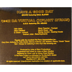 4Sure (2) / Saul Slater Have A Good Day USED VINYL 12INCH