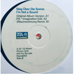 Sieg Über Die Sonne I'm Not A Sound USED VINYL 12INCH PROMO