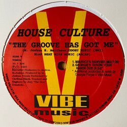 House Culture The Groove Has Got Me USED VINYL 12INCH 33 S RPM