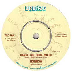Osibisa Dance The Body Music Vinyl 7" USED
