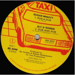 Sugar Minott / Sly & Robbie Rub-A-Dub / Red Hot USED VINYL 45 RPM 12INCH