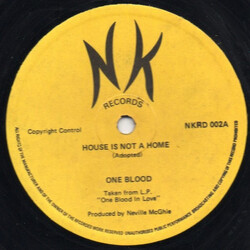 One Blood House Is Not A Home USED VINYL 12INCH 45 RPM
