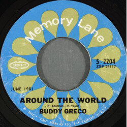 Buddy Greco Around The World / The Lady Is A Tramp USED VINYL 7INCH 45 RPM STYRENE