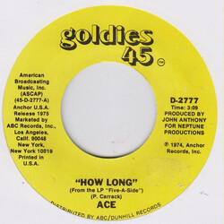 Ace (7) How Long USED VINYL 7INCH 45 RPM SINGLE