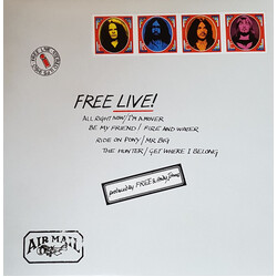 Free Free Live! Vinyl LP USED