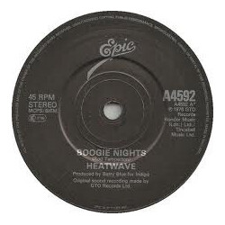 Heatwave Boogie Nights USED VINYL 7INCH 45 RPM