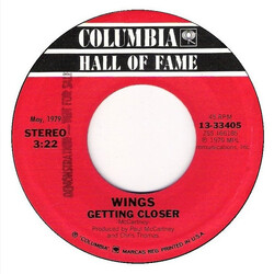 Paul McCartney & Wings Getting Closer / Goodnight Tonight USED VINYL 7INCH 45 RPM SINGLE REISSUE