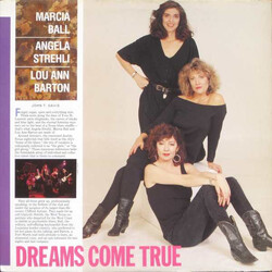 Marcia Ball / Angela Strehli / Lou Ann Barton Dreams Come True Vinyl LP USED