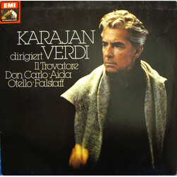 Herbert von Karajan / Giuseppe Verdi Il Trovatore - Don Carlo - Aida - Otello - Falstaff Vinyl LP USED