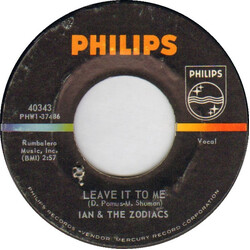 Ian & The Zodiacs Leave It To Me / Why Can't It Be Me USED VINYL 7INCH 45 RPM SINGLE