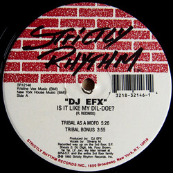 DJ EFX Is It Like My Dil-Doe? USED VINYL 12INCH 33 S RPM