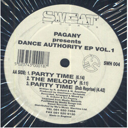 Pagany Dance Authority EP Vol. 1 USED VINYL 12INCH 33 S RPM EP