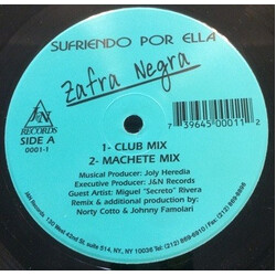 Zafra Negra Sufriendo Por Ella USED VINYL 12INCH 33 S RPM