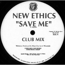 New Ethics Save Me USED VINYL 12INCH 33 S RPM